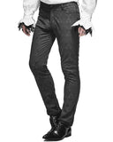 Devil Fashion Edison Mens Pants - Black Brocade