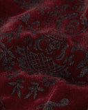 Punk Rave Alcazar Mens Waistcoat Vest - Red Damask