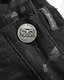 Devil Fashion Damage Control Womens Dieselpunk Skinny Jeans