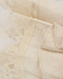 Dark In Love Wildwinde Steampunk Cuff Gloves - Vintage Off White