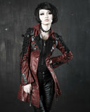 Punk Rave Womens Poisonblack Jacket - Red