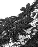 Dark In Love Wynterine Gothic Velvet Maxi Dress - Black & Red