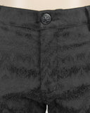 Devil Fashion Edison Mens Pants - Black Brocade