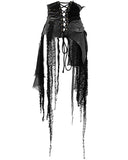 Devil Fashion Aconitia Dieselpunk Half-Skirt Cincher Corset