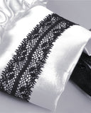 Dark In Love Underworld Butterfly Dress - White Sateen