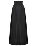 Dark In Love Long Gothic High-Waisted Lace Embellished Maxi Skirt