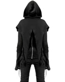 Punk Rave Diobella Womens Gothic Hooded Scarf Shawl
