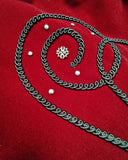 Devil Fashion Demidicus Mens Long Gothic Coat - Red