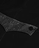 Devil Fashion Coleridge Mens Gothic Regency Tailcoat - Black Velvet