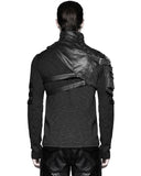 Punk Rave Obtainium Mens Shoulder Armour Harness - Black