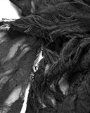 Dark In Love Kiara Shredded Hooded Gothic Cardigan