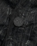 Devil Fashion Data Corruption Mens Cyberpunk Pleated Shirt