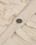 Dark In Love Wildwinde Steampunk Blouse Top - Vintage Off-White