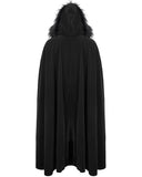 Devil Fashion Crowley Mens Cloak - Black