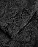 Punk Rave Byzantine Mens Coat - Black