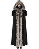 Punk Rave Winterfell Womens Cloak - Black