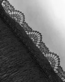 Punk Rave Gothic Home Eternal Flame Filled Cushion - Black & Red