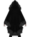 Devil Fashion Carpathia Womens Gothic Velvet Cloak