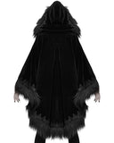 Devil Fashion Carpathia Womens Gothic Velvet Cloak
