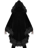 Devil Fashion Carpathia Womens Gothic Velvet Cloak