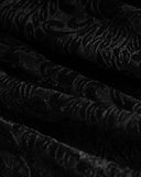 Punk Rave Shadowflower Womens Gothic Velvet Top