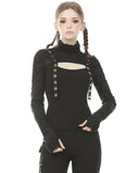 Dark In Love Apocalyptic Punk Strap Top