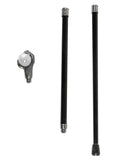 Penny Dreadful Gothic Dragon Claw Swaggering Cane - Clear Orb