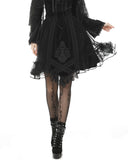 Dark In Love Dark Courtesan Gothic Lolita Velvet Skirt