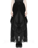 Dark In Love Scarletta Gothic Skirt - Black