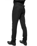 Devil Fashion Alastor Mens Steampunk Pants - Black Brocade