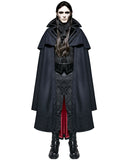 Punk Rave Salazar Mens Cloak - Blue & Black