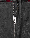 Punk Rave Diomedes Mens Gothic Dress Pants - Black & Red
