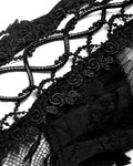 Dark In Love Elegant Lace Up Guiture Lace Gloves