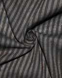 Devil Fashion Ottensia Womens Steampunk Shirt - Black & Brown Stripe