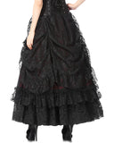 Dark In Love Tristitia Skirt - Black & Red