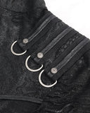 Devil Fashion Anatomic Regeneration Mens Apocalyptic Punk Asymmetric Hooded Top