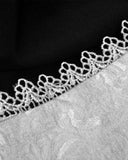 Dark In Love Hermione Gothic Mini Dress - Black & White