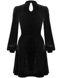 Dark In Love Dionyza Gothic Velvet Cincher Corset Dress