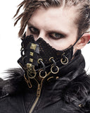 Devil Fashion Desertcore Mens Dieselpunk Mask - Black & Brown
