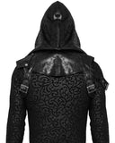 Punk Rave Storm Mens Hooded Harness Top