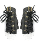 Devil Fashion Mens Dieselpunk Fingerless Gloves