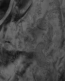 Punk Rave Alcazar Mens Waistcoat Vest - Black Damask