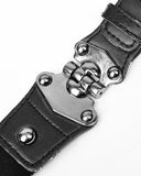 Punk Rave Womens Gothic Grunge Waistcoat Sleeveless Cloak Cape Shrug Black Mesh