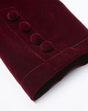 Punk Rave Womens Vespertine Mid-Length Coat - Red