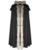 Punk Rave Winterfell Mens Cloak - Black