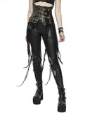 Devil Fashion Aconitia Dieselpunk Half-Skirt Cincher Corset
