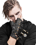 Devil Fashion Mens Dieselpunk Fingerless Gloves