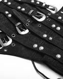 Punk Rave Valkyrie Cincher Corset - Black
