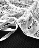 Dark In Love Gypsophilia White Gothic Lace Evening Dress