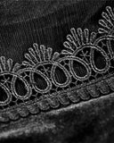 Dark In Love Dark Courtesan Gothic Lolita Velvet Skirt